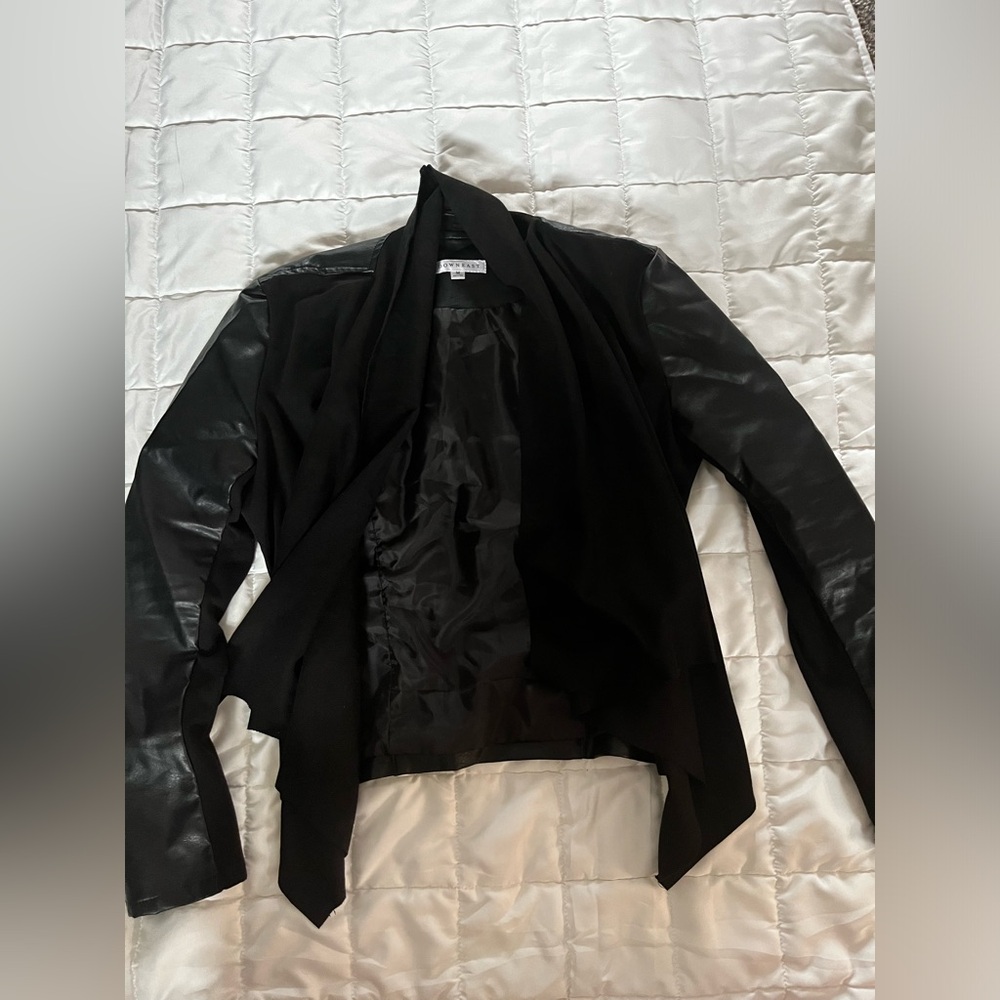Faux leather jacket
